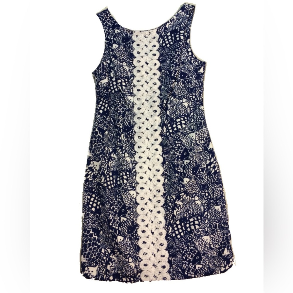 Lily Pulitzer for Target collaboration, blue shift dress